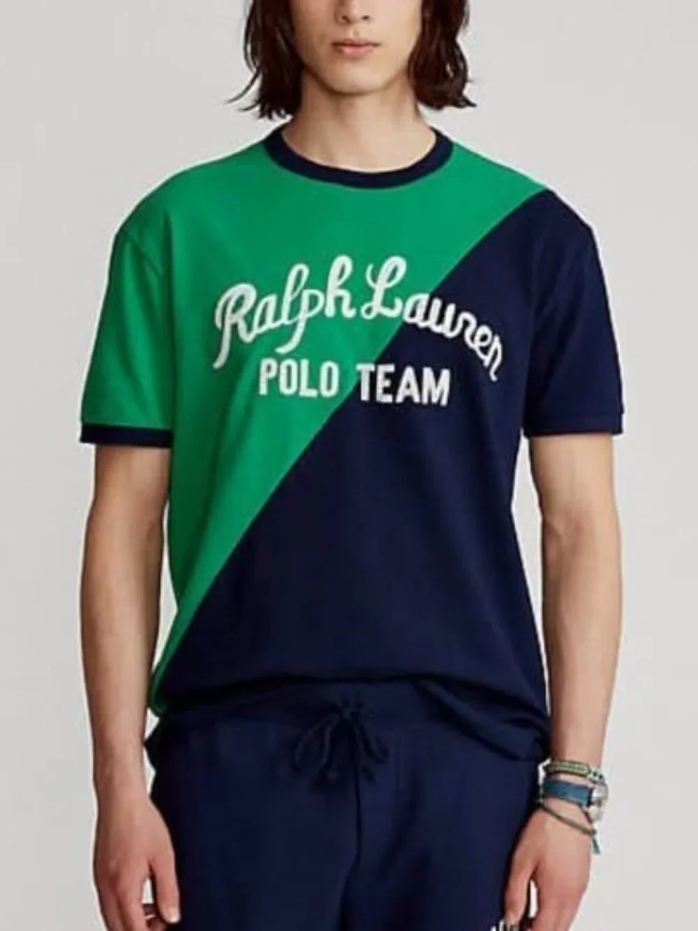 Polo Ralph Lauren Cotton Knit Colorblock Ringer Tee